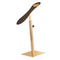 thumbnail image 4 of Abbracc Shoe Display Stand Adjustable Shoe Riser Stable Base Men Leather Shoe Shelf High Mirrored Gold, 4 of 9