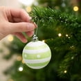 thumbnail image 4 of 12 Pack Flocked Christmas Ball Ornaments, Lightweight Quick Hanging Baubles, Multi Style Reusable Pendant for Hotel Mall Wedding Xmas Indoor Commercial Decoration, 4 of 9