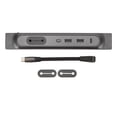 thumbnail image 3 of Estación de acoplamiento USB, concentrador USB de consola central Adaptador multipuerto de concentrador USB Estación de acoplamiento de consola central Estética elegante, 3 of 9