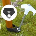 thumbnail image 4 of Phenofice 8Pcs Grey Cloth Awning Pole Fixing Buckles for Canopy Anchors and Fixators, 4 of 8