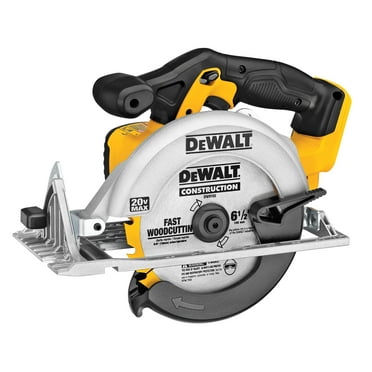 DEWALT 20V MAX Circular Saw, 6-1/2-Inch Blade, 460 MWO Engine, 0-50 Degree Bevel Capability, Bare Tool Only (DCS391B) C55