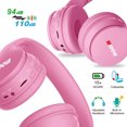thumbnail image 2 of Cascos Midola Bluetooth inalámbricos/alámbricos con protección de ruido, límite de volumen y micrófono, 2 of 3