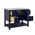 thumbnail image 3 of Lakeshore 42" Bathroom Vanity with Royal Blue Cabinet and Quartz Top, 3 of 8