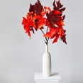 thumbnail image 4 of Mom's Best Ramos de hojas de arce de seda artificial para Halloween y Acción de Gracias., 4 of 7