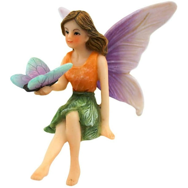Fairy Garden Figurines Hand Painted Miniature Fairies Erfly Com Fairy Garden Figurines Hand, Garden Fairies Figurines