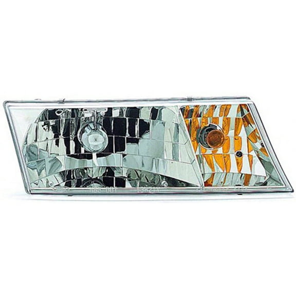 KAI New Economy Replacement Passenger Side Headlight Lens And Housing, Fits 1998-2002 Mercury Grand Marquis