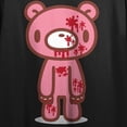 thumbnail image 7 of Gloomy Bear Dripping Heart Crew Neck Short Sleeve Women's Black Crop Top, 7 of 7