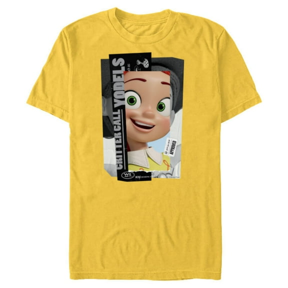Disney and Pixar’s Toy Story 2 Jessie Critter Call Yodels - Short Sleeve Blended T-Shirt for Adults - Customized-Yellow