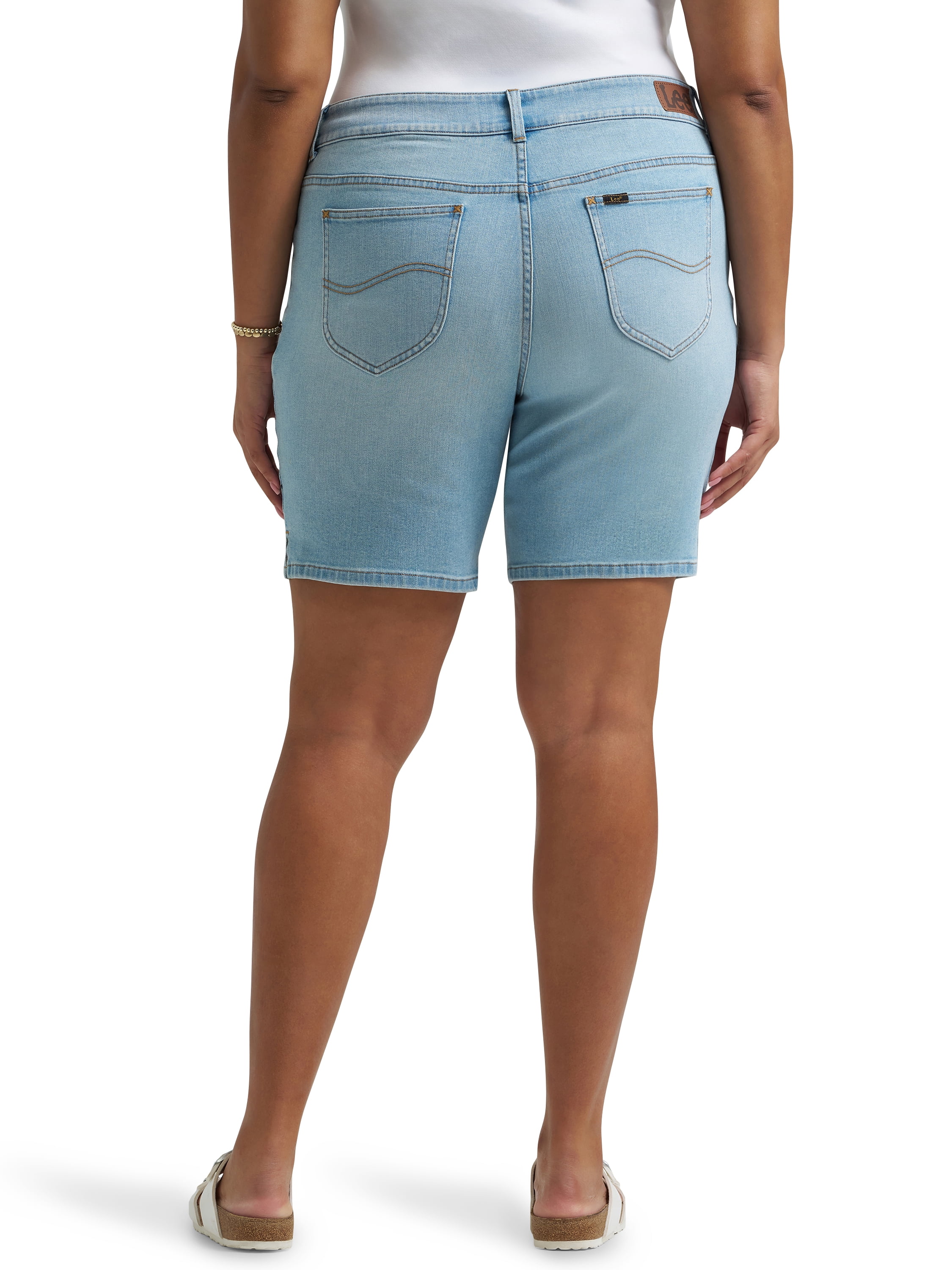 Lee® Women's Plus Mid Rise Bermuda Short, Sizes 16W-26W
