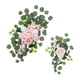thumbnail image 3 of 2 piezas de flores de arco de boda, arreglo floral, guirnalda de flores artificiales para vacaciones, 3 of 9