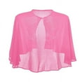 thumbnail image 4 of Women Solid Elegant Sleeveless Chiffon Wedding Shawl Solid Suitable For Spring Summer Weddings Cardigan Bridal Jacket Dress Shawls for Girls Womens Scarfs Summer Travel Scarf Readers Wrap Pocket Shawl, 4 of 4