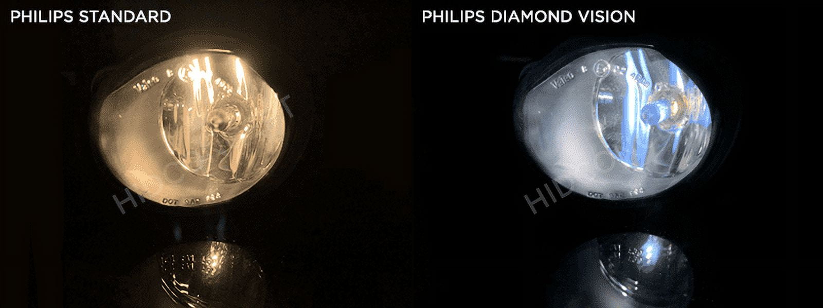 H4/9003/HB2: Philips 5000K Diamond Vision Halogen Bulb 12342DVS2
