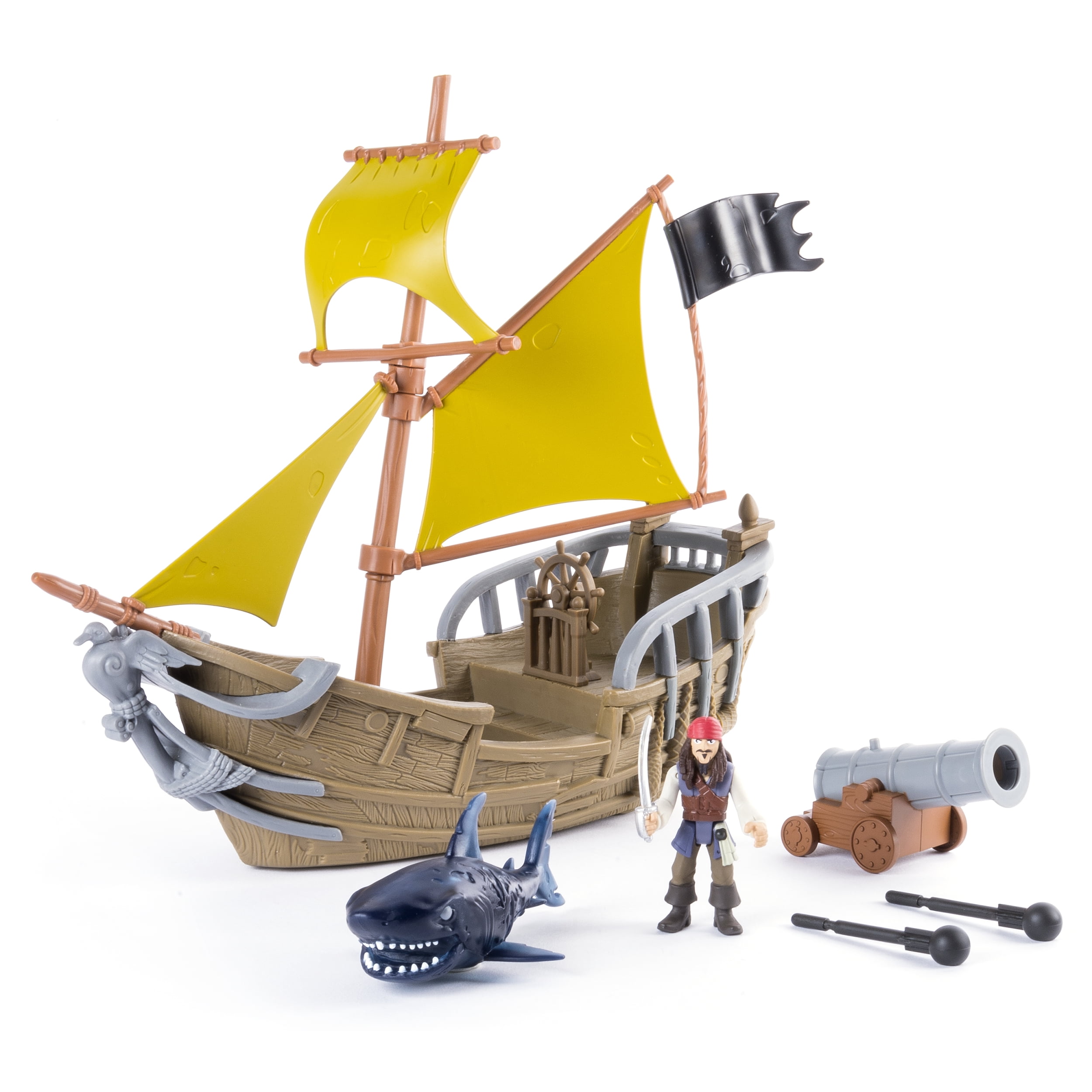 deluxe captain pirate ship playset