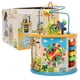 thumbnail image 2 of Laberinto de cuentas de madera multiusos 8 en 1 para niños, reloj, ajedrez, cubo de actividades, juguete educativo, rompecabezas multifuncional, laberinto de cuentas, 2 of 15