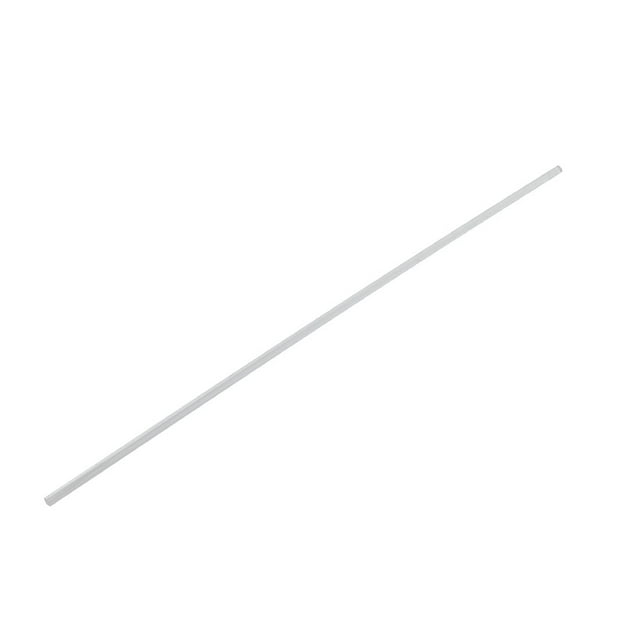Unique Bargains Barre Ronde en Acrylique Solide PMM Transparente 3mm Dia 10 Pouces de Long