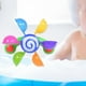 thumbnail image 3 of Rueda de agua colorida de succión, cascada giratoria, juguete de  Shower para niños perfke molino de viento de baño, 3 of 8