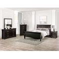 thumbnail image 2 of Leovanni Solid Wood Nightstand Set of 2, End Table with Drawers and Metal Handles, No Assembly Required, For Bedroom, Living Room, Adult, Black, 2 of 10
