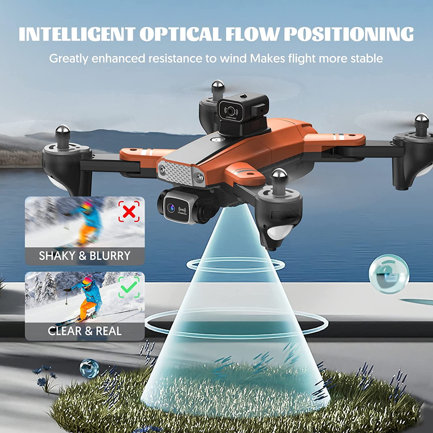 UUGEE RC Drone with Camera for Kids Adults 4k Quadcopter FPV Video HD Camera Drones for Beginne,Christmas Birthday Gifts