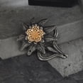 thumbnail image 3 of Edelweiss Flower Medal Broche Pins para Mujeres Bouquet Wedding Breastpin, Lapel Pins Edelweiss Badge Party Jewelry, 3 of 9
