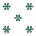 thumbnail image 1 of Manteles individuales Billuyoard fiesta copos de nieve aislamiento térmico comedor estera bandeja cocina restaurante, 1 of 6