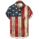 thumbnail image 2 of Camisas de Manga Larga para Hombres Impresión Botón Cuello de Vuelta Blusa Casual, Hombre de Manga Corta Botón Abajo Camisas, 2 of 4