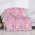 thumbnail image 3 of Naloa Butterfly 1 Flannel Blankets - Thick and Warm Blanket for Winter, Soft Fuzzy Plush King Blanket for All Seasons50"x40", 3 of 6