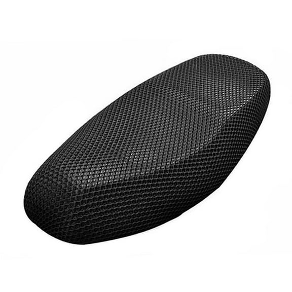 XXL Black Motorcycle Scooter Net Mesh Seat Full Cover Breathable Protector Cushion