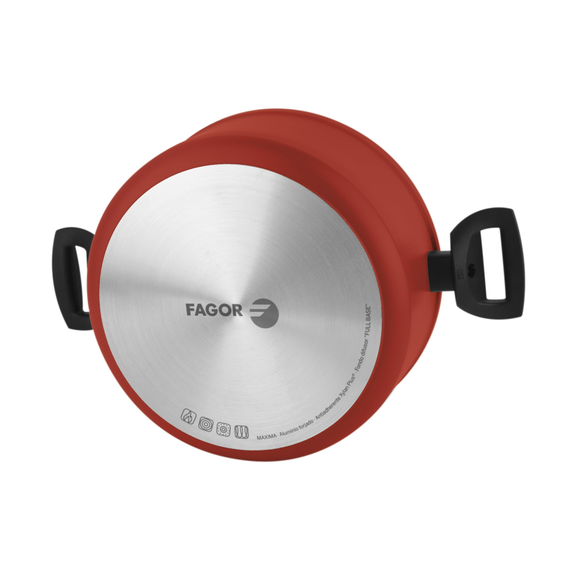 Fagor Maxima Pot With Lid Red 20CM