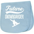 thumbnail image 2 of Inktastic Future Snowboarder Boys Snowboarding Baby Burp Cloth, 2 of 3