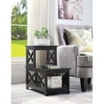 thumbnail image 5 of Pemberly Row Transitional Wood Two-Step Accent End Table in Black, 5 of 5