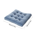 thumbnail image 3 of XYAIYT Cotton Chair Cushion Soft Padded Thick Relaxedable Floor Seating Multi Purpose Dining Kitchen Patio Supportive Home Decor Pillow(Blue), 3 of 6
