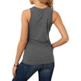 thumbnail image 5 of Sherrylily Womens Crew Neck Tank Tops Casual Loose Fit Sleeveless Shirt S-2XL, 5 of 5
