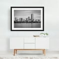 thumbnail image 2 of Charles River & the Boston Skyline B&W - Boston Massachusetts Photography Cityscape Skyline Black and White Architecture Boat Black Framed Wall Art Print 5 x 7 inches, 2 of 4