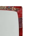 thumbnail image 2 of Ambesonne Oriental Fitted Sheet, Ethnic Ornamental Squares, Queen Size, Dark Coral Multicolor, 2 of 2