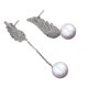 thumbnail image 1 of Pendientes de cristal shaofei con forma de pájaros y animales joyería de lujo 50586-MT, 1 of 2
