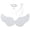 White, variant on Doomiva Women Angel Wings with Headband Fairy Stick Feather Wing for Carnival Christmas Party Black M