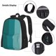 thumbnail image 3 of Easygdp Teal Color Mochila para Niños y Niñas con Set de Caja de Almuerzo y Estuche para Lápices 3 en 1, Mochila Escolar Estampada para Adolescentes, 3 of 7
