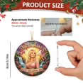thumbnail image 3 of Dolly Christmas Ornament Parton Home Decor Christmas Tree Ornaments Hanging Dolly Christmas Tree Hanging Parton Country Music Theme Figurine Holly Christmas Ornament,Style-T, 3 of 6
