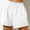 White, variant on Rezuofi 1 Pcs Women Casual Summer Workout Shorts Drawstring Athletic Sweat Shorts High Waist Running Yoga Y2K Shorts with Pockets