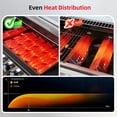 thumbnail image 5 of Brand-Man Grills 6-Burner Propane Gas Grill with Infrared Side Burner, Porcelain-Enameled Cast Iron Grate & Griddle, Outdoor Backyard BBQ Grill, 5 of 8