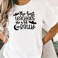 thumbnail image 6 of Women's Teacher Halloween Shirt The Best Teachers are a Bit Batty Halloween, 6 of 7