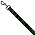 thumbnail image 2 of Buckle-Down Pet Leash, Dog Leash, Hype Outline Black Neon Green, 4 Feet Long 1.0 Inch Wide, 2 of 6