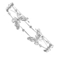 thumbnail image 2 of Bandeau Double Bande en Strass Élégant pour Femmes, 2 of 9