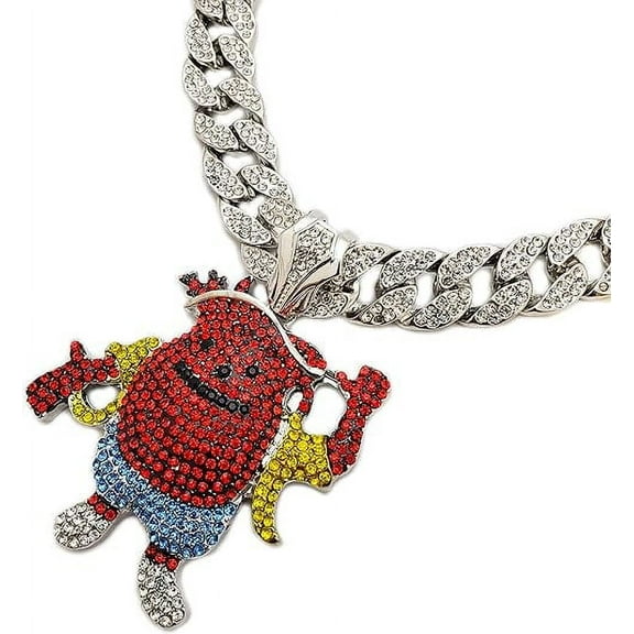 MAXBLING81 Cubic Zirconia, Necklaces, Silver-Plated, 20 in