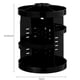 thumbnail image 2 of Organizador de maquillaje HBlife 360, giratorio, ajustable, negro, 2 of 7