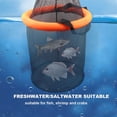 thumbnail image 4 of CARRFA Foldable Floating Fishing Basket, Portable Collapsible Fishing Net, Nylon Net Bait Storage Cage Keeping Minnows Shrimp Fish (16.5x14inch), 4 of 10