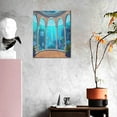 thumbnail image 3 of Sikiie Underwater Aquarium Arches Print Canvas Decorative Hanging Painting, Anti-shrinkage Hanging Frame, Suitable for Home, Office Wall Decorations, 3 of 6