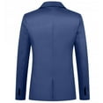 thumbnail image 4 of Gvdentm Men's Blazers Regular Fit Navy Solid 2024 Slim Fit Mens Sports Coats and Blazers,4XL, 4 of 4