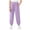 G317-Purple, variant on hengsof Children's Unisex Solid Color Sweatpants Fashionable Jogging Pants with Elastic Waist Suitable for Boys and Girls Aged 3-13
