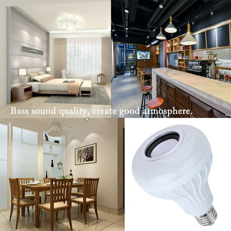 

Smart Design Bulb Light Wireless Speaker Great Performance For Home Entertainment Music Party